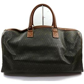 Dior Duffle Extra Large Monogram Trotter Signature Oblique Boston 872618 Black Coated Canvas Weekend/Travel Bag