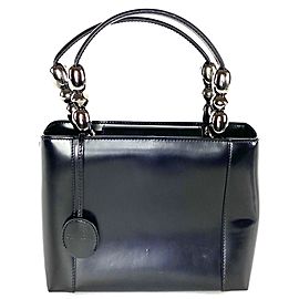 Dior Mini Fancy 16da529 Black Leather Tote