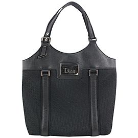 Dior Black Monogram Trotter Street Chic Tote 376da525