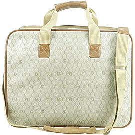 Dior Signature Oblique Monogram Trotter 2way Suitcase with Strap 16dk0102 Beige Coated Canvas Weekend/Travel Bag