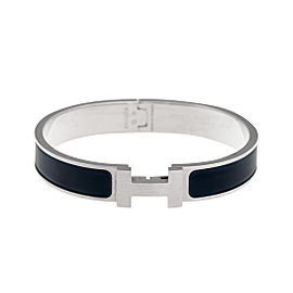 Hermès Navy Blue Clic Clac Bracelet