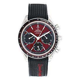 Omega Speedmaster Racing 326.32.40.50.11.001 Automatic Chronograph Red Dial Stainless Steel 40mm Mens Watch