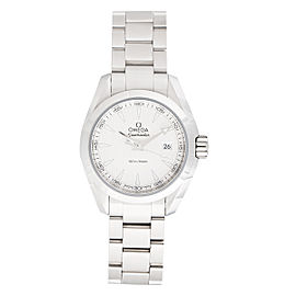 Omega Aqua Terra 23110306002001 Silver Dial 30mm Womens Watch