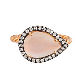 Time Compassionate Eye Rose Gold Ring