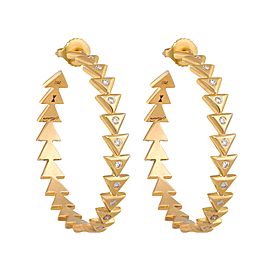 Unity Eternity Yellow Gold Earrings