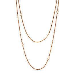 Misahara Water Splash 18k Rose Gold Necklace