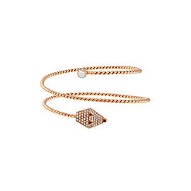 Misahara Drina Double Coil Bracelet 18k Rose Gold Bracelet