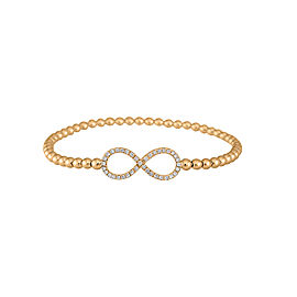 Dainty Collection 18k Yellow Gold Diamonds Bracelet