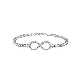 Dainty Collection 18k White Gold Diamonds Bracelet