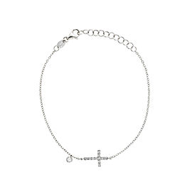 Dainty Collection 18k White Gold Diamonds Bracelet