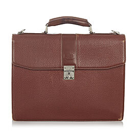 Burberry Leather Briefcase