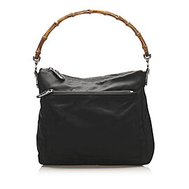 Gucci Bamboo Nylon Handbag