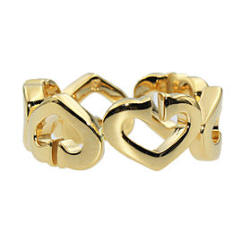 Cartier 18k Yellow Gold C2 Heart Ring LXGCH-165