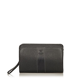 Burberry Leather Clutch Bag