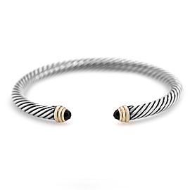 David Yurman Cable Classic Collection Bracelet with Garnet 14K Gold