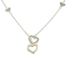 TIFFANY & Co 925 Silver Heart Necklace LXGYMK-196