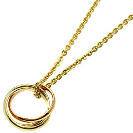 CARTIER Tri-Color Gold Trinity Necklace