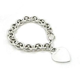 Tiffany & Co. Sterling Silver Heart Tag Bracelet