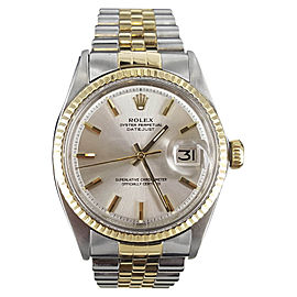 Rolex Datejust 1601 14K Yellow Gold & Stainless Steel 36mm Mens Watch