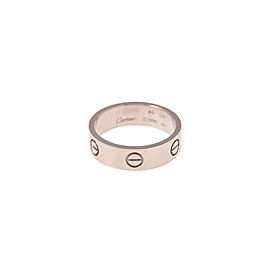 Cartier 18K White Gold Love Ring Size 9