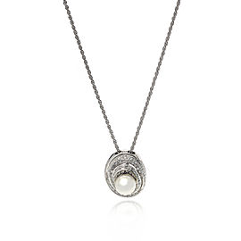 Salvini White By Damiani Hystoric 18k Gold Diamond Pendant Necklace $8,890