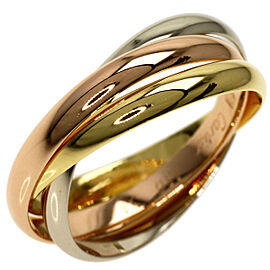 Cartier Tri-Color Gold Trinity US 5.75 Ring