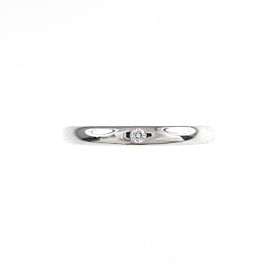 TIFFANY & Co 950 Platinum Diamond band Ring LXGYMK-830