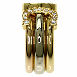 CARTIER 18k Yellow Gold 2C Ring LXGQJ-1111