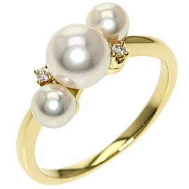 MIKIMOTO 18k Yellow Gold Akoya Pearl Pearl Ring LXGQJ-993