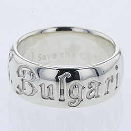 BVLGARI 925 Silver Save the children Ring LXGBKT-559