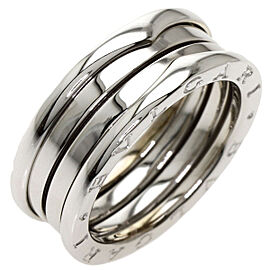 BVLGARI 18K White Gold B.zero1 Ring US 7.75 QJLXG-1381