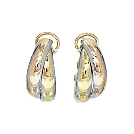 Cartier Trinity de Cartier 18K Yellow, White & Rose Gold Hoop Earrings