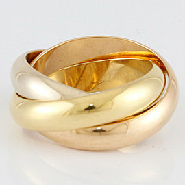 CARTIER:18K Yellow , white ,Pink Gold Ring US 3.75 ,EU46 LXKG-437