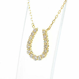 18K Yellow Gold Diamond Necklace