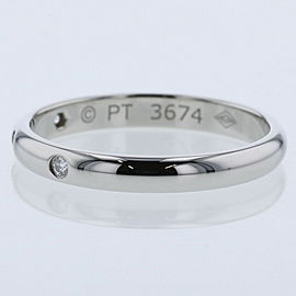 CARTIER 950 Platinum 1895 Wedding Ring LXGBKT-903