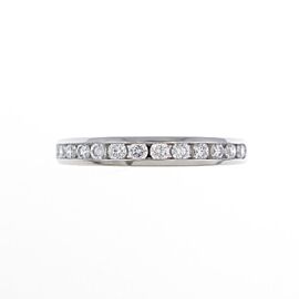 TIFFANY & Co 950 Platinum Diamond US4.5 Ring LXGKM-376