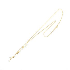 4C 18K Yellow gold Baby Pearl Necklace