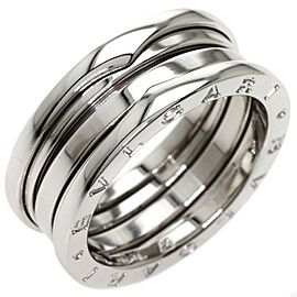 BVLGARI 18K White Gold B.zero1 Ring US 7.75 QJLXG-1375