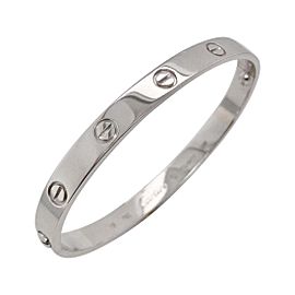 Cartier White Gold Love Bracelet 17