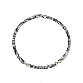 David Yurman 14K Yellow Gold & Sterling Silver Choker Necklace