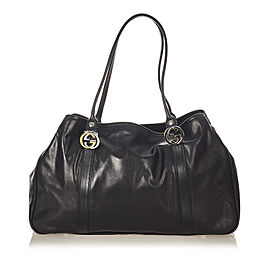 Twins Leather Tote Bag