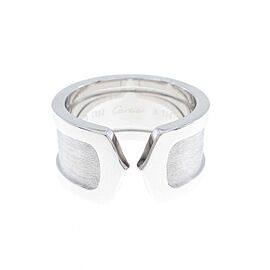 Cartier C2 18k White Gold Ring