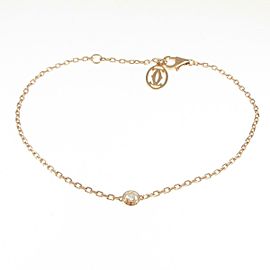 Cartier 18k Pink Gold Diamant Leger Small Bracelet LXGYMK-128