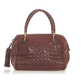 Bottega Veneta Intrecciato Leather Satchel