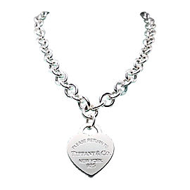 Tiffany & Co. Return to Tiffany 925 Sterling Silver Heart Necklace