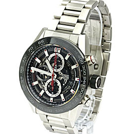 TAG HEUER Carrera Calibre Heuer 01 Chronograph Steel Mens Watch CAR2A1W LXGoodsLE-376