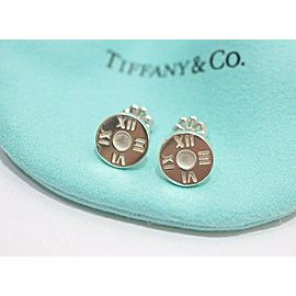 Tiffany & Co 925 Silver Atlas Circle Earrings