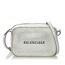 Balenciaga Everyday Camera Leather Crossbody Bag