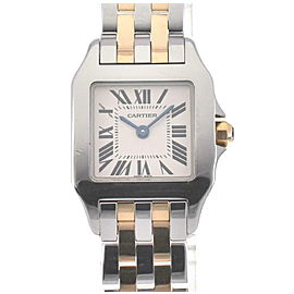 CARTIER Santos de Moiselle W25066Z6 SS/K18YG Quartz Ladies Watch LXGJHW-7