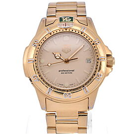 TAG HEUER Professional Gold Plated/Gold Plated Quartz Watch LXGH-189